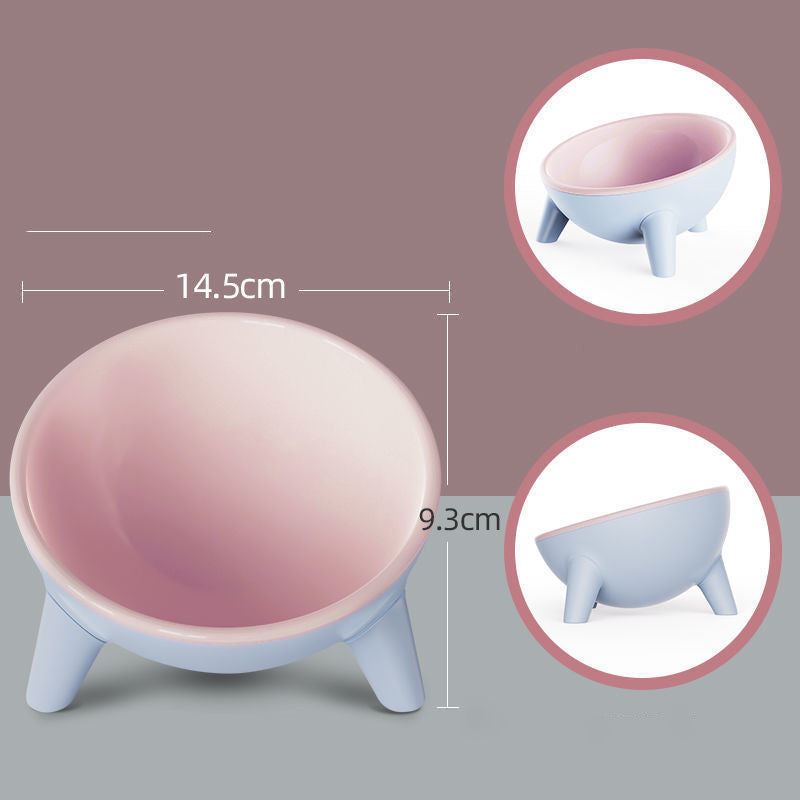 Cat Dog Bowl With Stand Pet Feeding Food Bowls Dogs Bunny Rabbit Nordic Color Feeder Product Supplies Pet Accessories Legendary Animal Supply