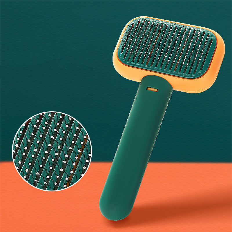 New Pet Cat Dog Hair Brush Hair Massage Comb Open-Knot Brush Grooming Cleaning Tool Stainless Steel Comb Legendary Animal Supply