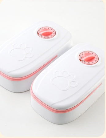 Automatic Pet Feeder Smart Food Dispenser For Cats Dogs Timer Stainless Steel Bowl Auto Dog Cat Pet Feeding Pets Supplies Legendary Animal Supply