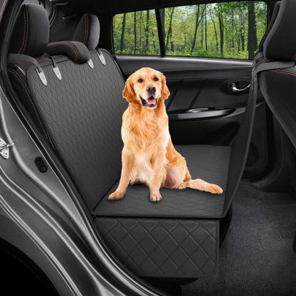 Dog Car Seat Cover View Mesh Pet Carrier Hammock Safety Protector Car Rear Back Seat Mat With Zipper And Pocket For Travel Legendary Animal Supply
