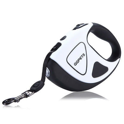 Pet Dog Automatic Retractable Fiber Leash Night Safety LED Shining Automatic Stretching Dog Hand Holding Rope Pet Supplies Legendary Animal Supply
