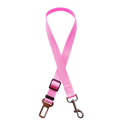 Adjustable Pet Cat Dog Car Seat Belt Pet Seat Vehicle Dog Harness Lead Clip Safety Lever Traction Dog Collars Dogs Accessoires Pets Products Legendary Animal Supply