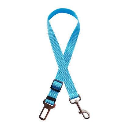 Adjustable Pet Cat Dog Car Seat Belt Pet Seat Vehicle Dog Harness Lead Clip Safety Lever Traction Dog Collars Dogs Accessoires Pets Products Legendary Animal Supply