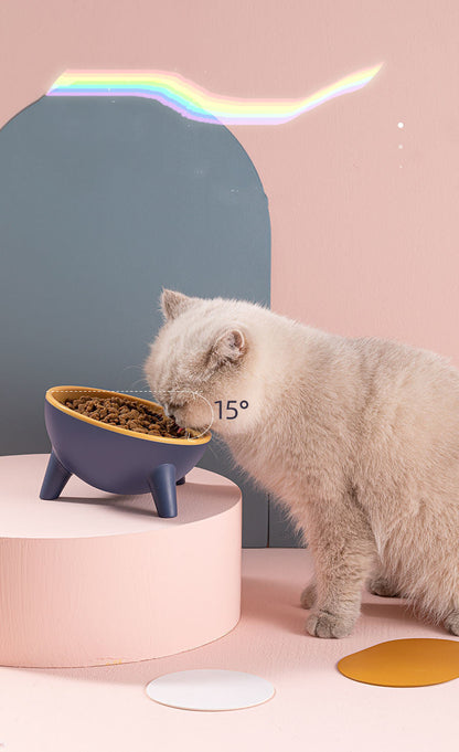 Cat Dog Bowl With Stand Pet Feeding Food Bowls Dogs Bunny Rabbit Nordic Color Feeder Product Supplies Pet Accessories Legendary Animal Supply