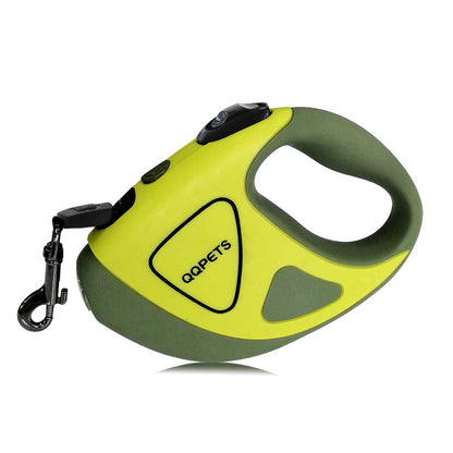 Pet Dog Automatic Retractable Fiber Leash Night Safety LED Shining Automatic Stretching Dog Hand Holding Rope Pet Supplies Legendary Animal Supply