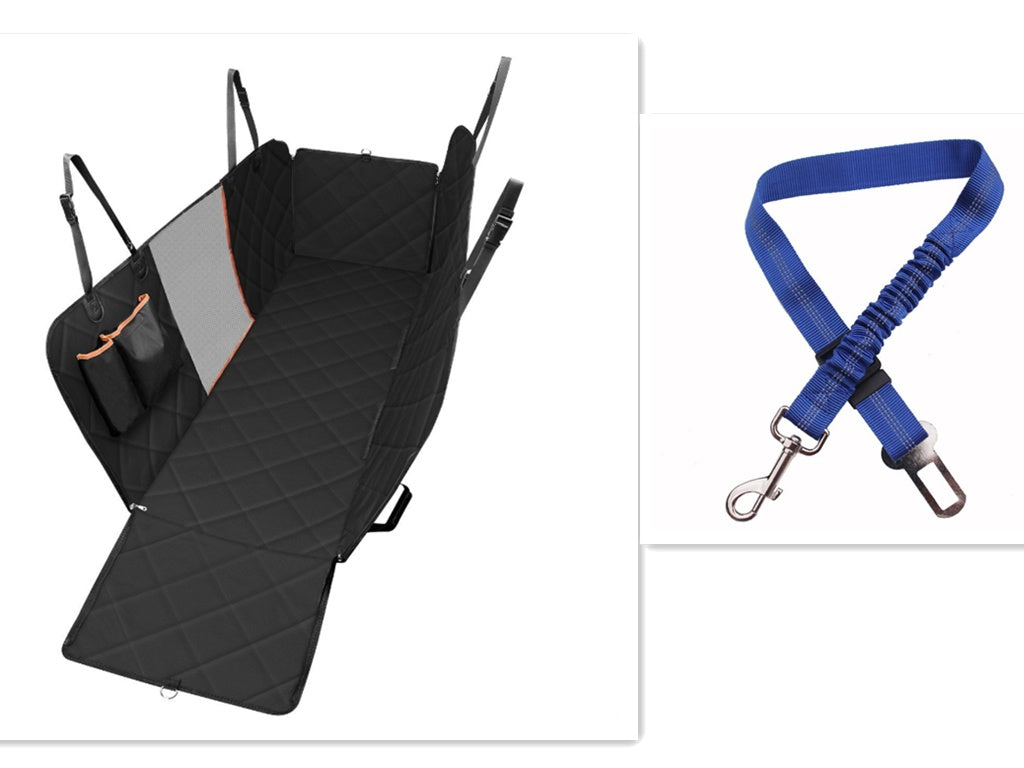 Dog Car Seat Cover View Mesh Pet Carrier Hammock Safety Protector Car Rear Back Seat Mat With Zipper And Pocket For Travel Legendary Animal Supply