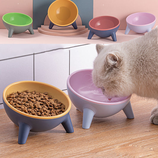 Cat Dog Bowl With Stand Pet Feeding Food Bowls Dogs Bunny Rabbit Nordic Color Feeder Product Supplies Pet Accessories Legendary Animal Supply