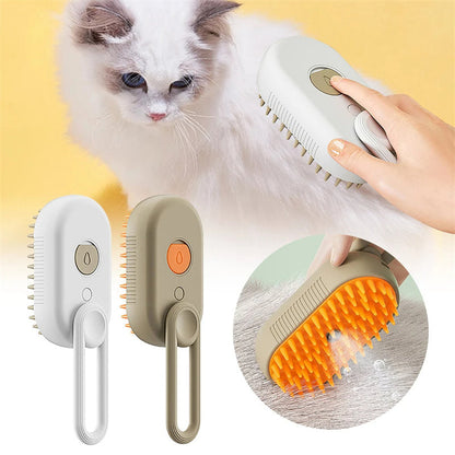 Cat Steam Brush Steamy Dog Brush 3 In 1 Electric Spray Cat Hair Brushes For Massage Pet Grooming Comb Hair Removal Combs Pet Products Legendary Animal Supply