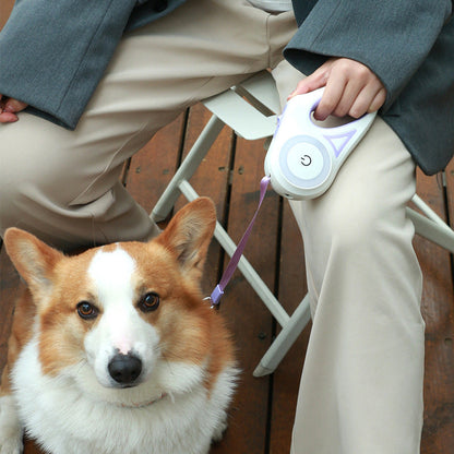 Dog Leash Retractable Leash And Dog Collar Spotlight Automatic Pet Dog Cat Traction Rope For Small Medium Dogs Pet Product Legendary Animal Supply