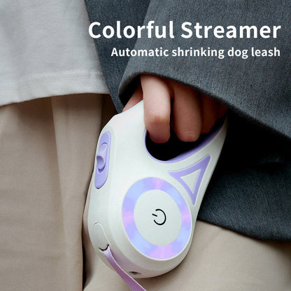 Dog Leash Retractable Leash And Dog Collar Spotlight Automatic Pet Dog Cat Traction Rope For Small Medium Dogs Pet Product Legendary Animal Supply