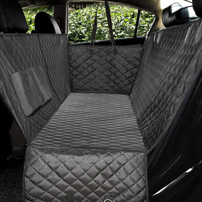 Dog Car Seat Cover View Mesh Pet Carrier Hammock Safety Protector Car Rear Back Seat Mat With Zipper And Pocket For Travel Legendary Animal Supply
