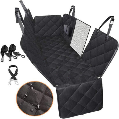 Dog Car Seat Cover View Mesh Pet Carrier Hammock Safety Protector Car Rear Back Seat Mat With Zipper And Pocket For Travel Legendary Animal Supply