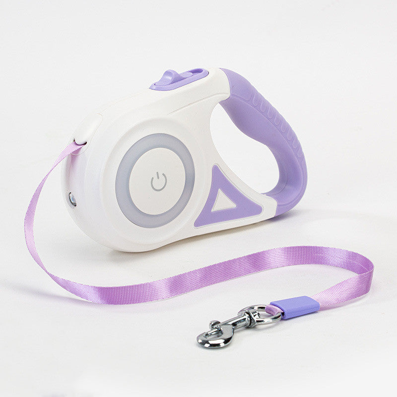 Dog Leash Retractable Leash And Dog Collar Spotlight Automatic Pet Dog Cat Traction Rope For Small Medium Dogs Pet Product Legendary Animal Supply