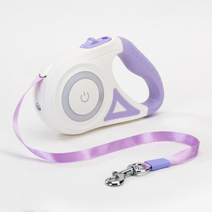 Dog Leash Retractable Leash And Dog Collar Spotlight Automatic Pet Dog Cat Traction Rope For Small Medium Dogs Pet Product Legendary Animal Supply