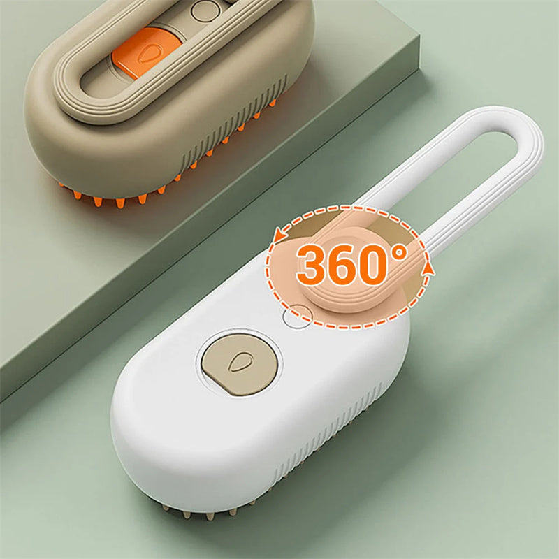 Cat Steam Brush Steamy Dog Brush 3 In 1 Electric Spray Cat Hair Brushes For Massage Pet Grooming Comb Hair Removal Combs Pet Products Legendary Animal Supply