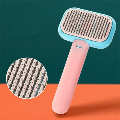 New Pet Cat Dog Hair Brush Hair Massage Comb Open-Knot Brush Grooming Cleaning Tool Stainless Steel Comb Legendary Animal Supply