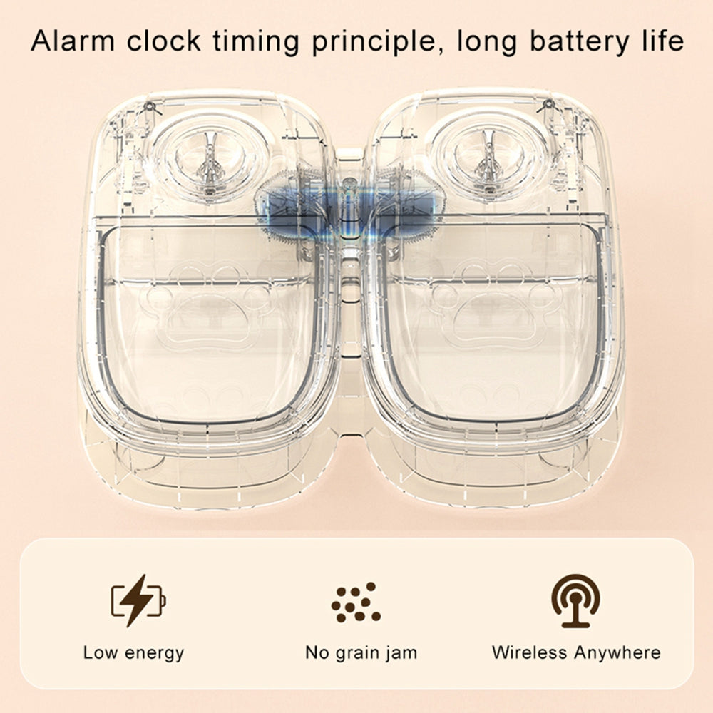 Automatic Pet Feeder Smart Food Dispenser For Cats Dogs Timer Stainless Steel Bowl Auto Dog Cat Pet Feeding Pets Supplies Legendary Animal Supply