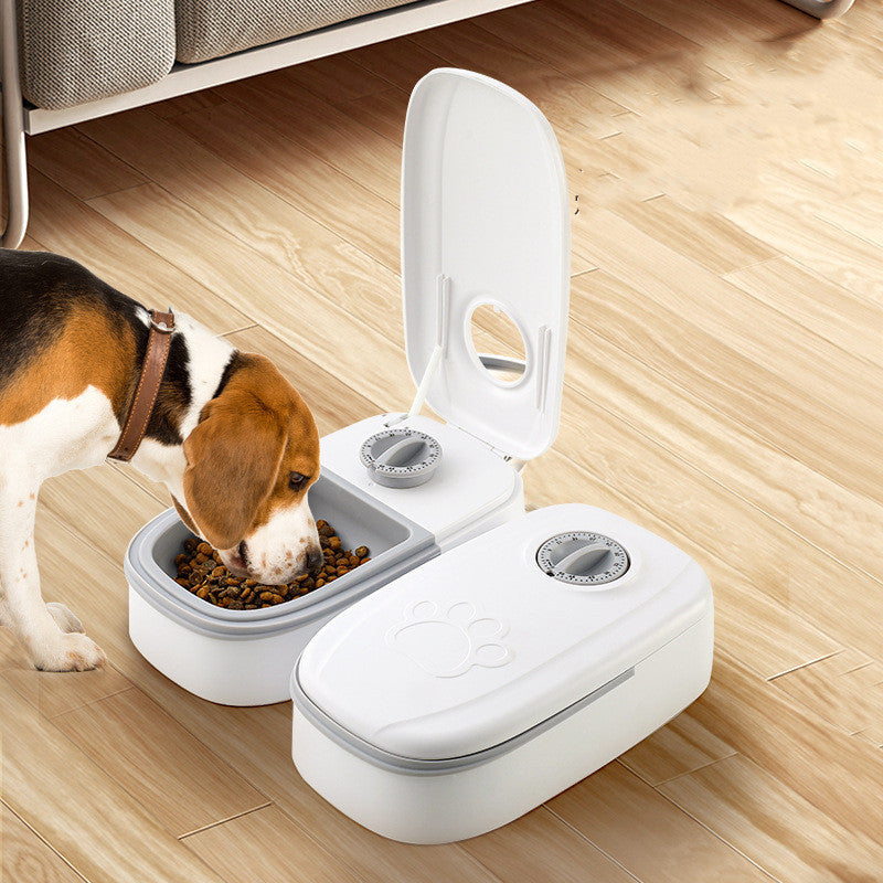 Automatic Pet Feeder Smart Food Dispenser For Cats Dogs Timer Stainless Steel Bowl Auto Dog Cat Pet Feeding Pets Supplies Legendary Animal Supply